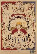 Poster for the Carnival at Ostend